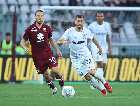 Nikola Vlasic and Henrikh Mkhitaryan in action