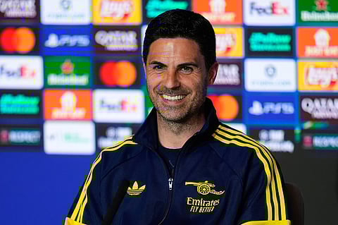 Mikel Arteta at pre-match press conference