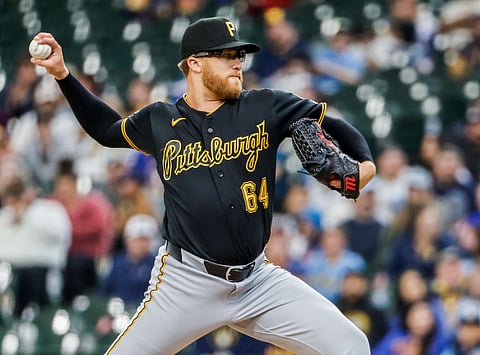 Pittsburgh Pirates relief pitcher Cam Sanders