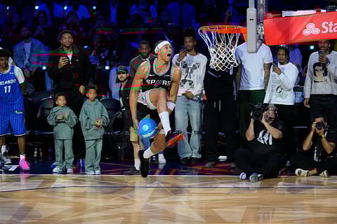 Carter Bryant of San Antonio Spurs in action