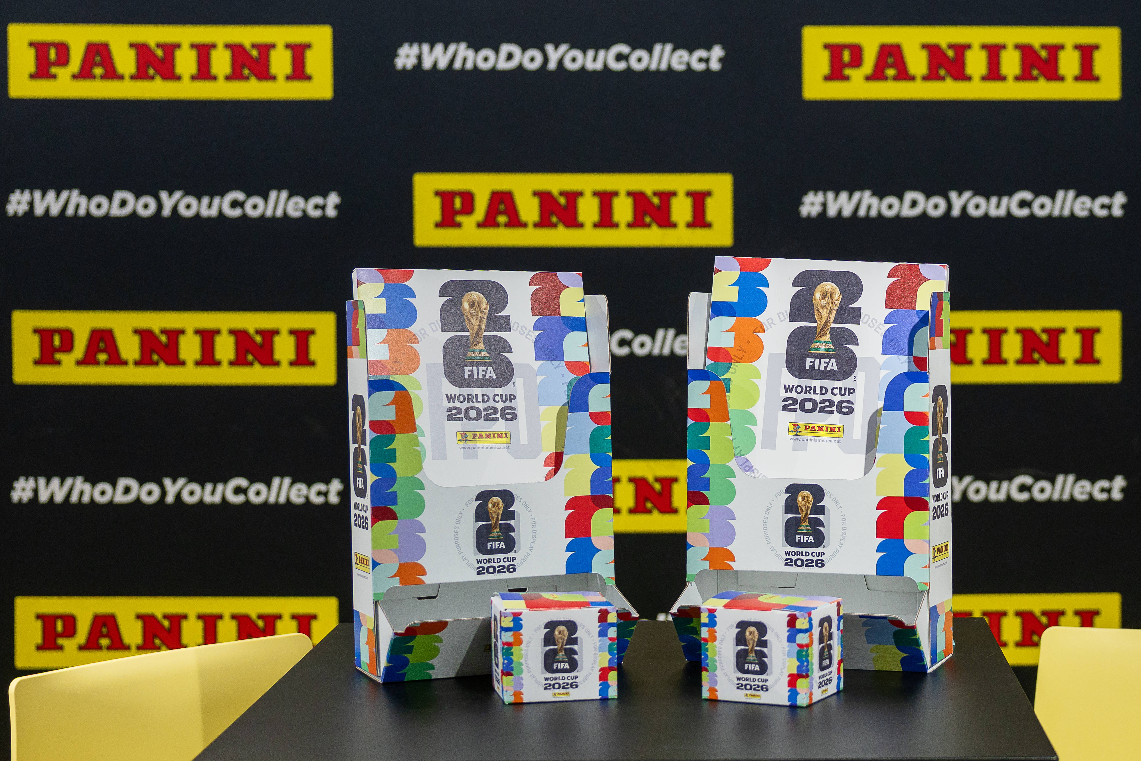 Panini sticker presentation for the FIFA World Cup