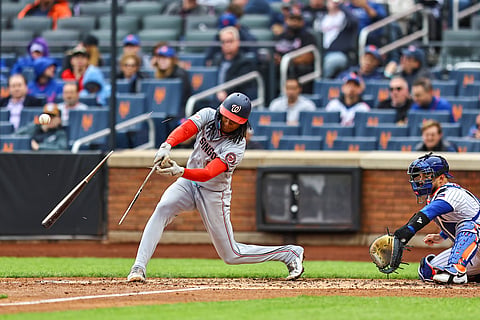 CJ Abrams in action