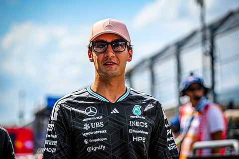 George Russell at the Miami Grand Prix