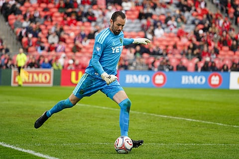 Brad Stuver in action