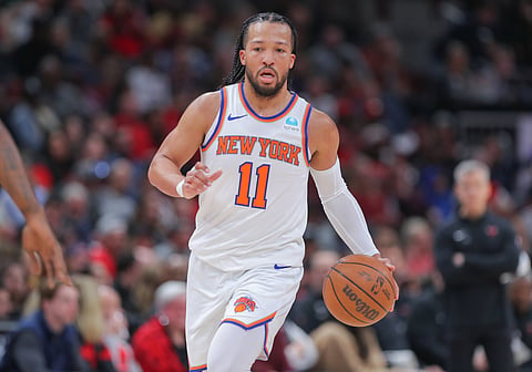 Jalen Brunson in action