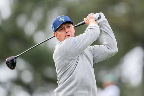 Bryson DeChambeau in action