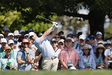 Rory McIlroy in action 