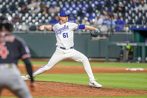 Kansas City Royals pitcher Eric Cerantola