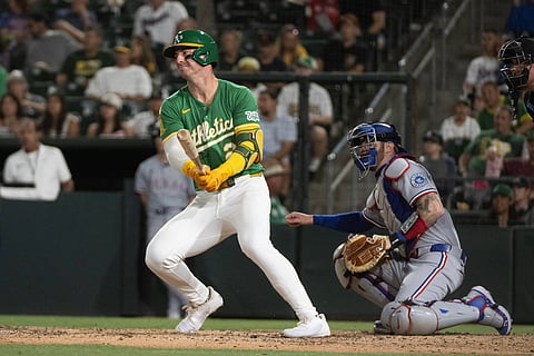 Brent Rooker in action