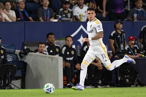 Gabriel Pec of Los Angeles Galaxy