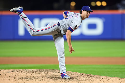 Texas Rangers pitcher Jacob deGrom