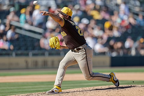 San Diego Padres pitcher Fernando Sanchez