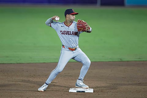 Cleveland Guardians shortstop Brayan Rocchio