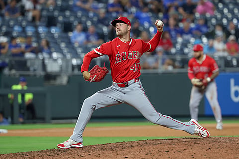 Reid Detmers of Los Angeles Angels 