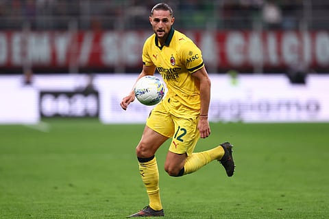 Adrien Rabiot of AC Milan in action