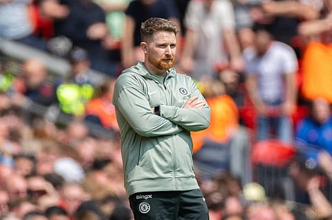 Chelsea caretaker manager Calum McFarlane 