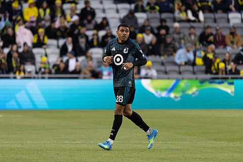 Minnesota United defender Jefferson Diaz in action