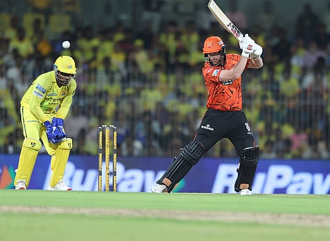 Heinrich Klaasen in action against Chennai Super Kings