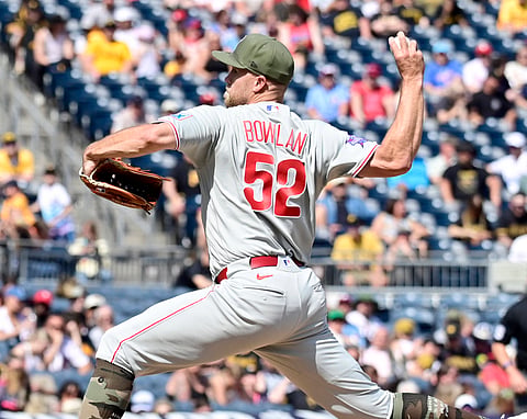 Philadelphia Phillies pitcher Jonathan Bowlan