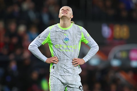 Erling Haaland looks at the sky as Manchester City drop points against Bournemouth