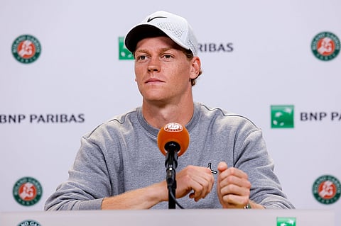 Jannik Sinner at the press conference