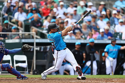Heriberto Hernandez of Miami Marlins