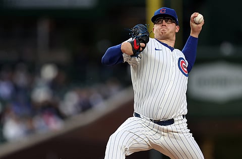 Chicago Cubs pitcher Jordan Wicks