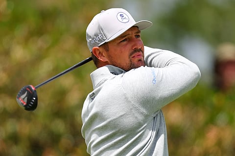 Bryson DeChambeau at the Aronimink Golf Club