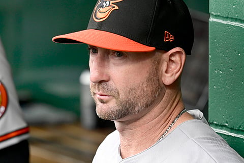 Baltimore Orioles manager Craig Albernaz