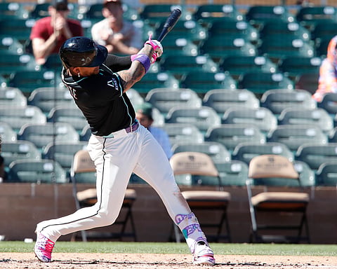 Ketel Marte in action