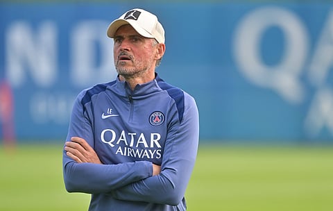 Paris St. Germain coach Luis Enrique