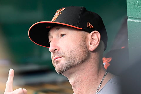 Baltimore Orioles manager Craig Albernaz