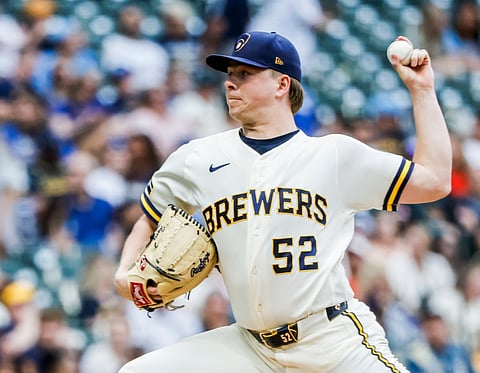 Milwaukee Brewers pitcher Kyle Harrison