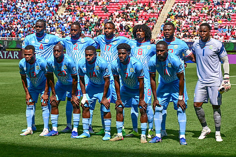 DR Congo team poses for a photo
