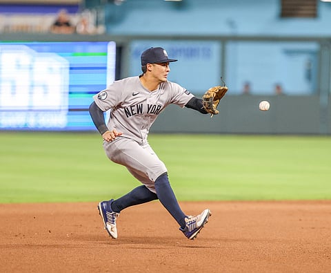 New York Yankees shortstop Anthony Volpe