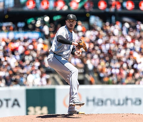 Chicago White Sox pitcher Bryan Hudson