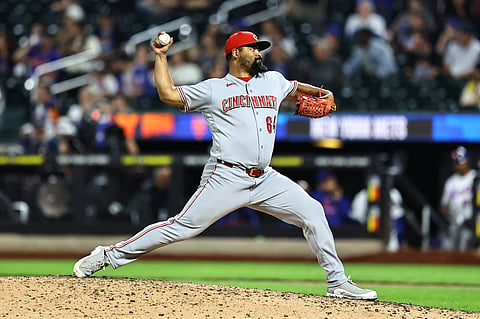Cincinnati Reds pitcher Tony Santillan