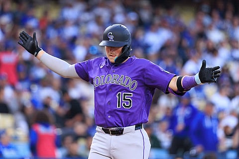 Hunter Goodman of Colorado Rockies