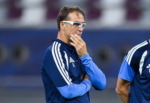Qatar coach Julen Lopetegui