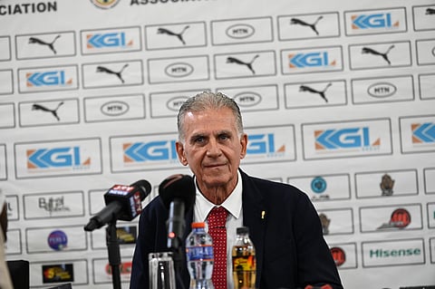 Ghana head coach Carlos Queiroz