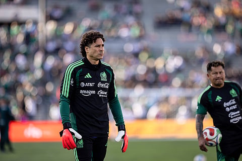 Guillermo Ochoa during national team training session