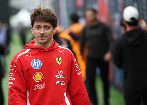 Charles Leclerc of Ferrari
