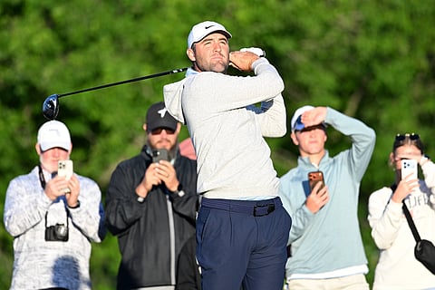 Scottie Scheffler at the Muirfield Village Golf Club