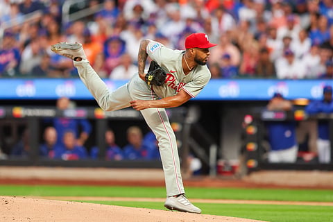 Philadelphia Phillies pitcher Cristopher Sanchez