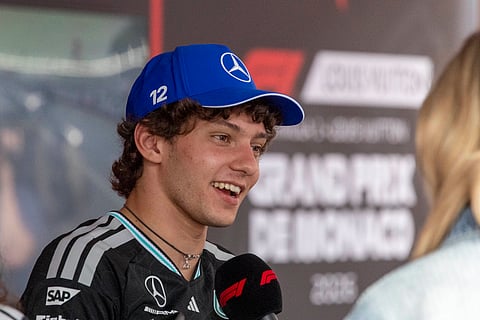 Kimi Antonelli during Media Day of Monaco Grand Prix