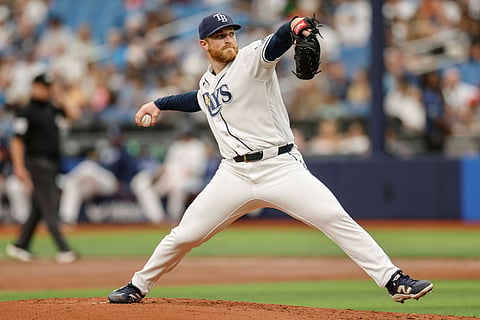 Tampa Bay Rays pitcher Drew Rasmussen