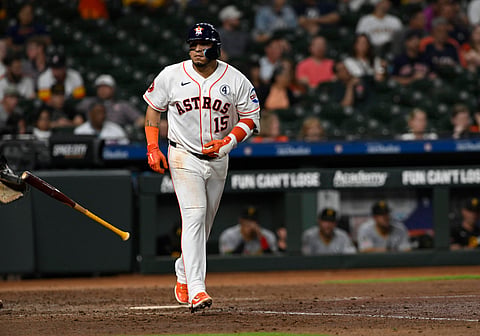Houston Astros baseman Isaac Paredes