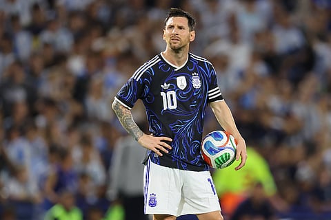 Argentina captain Lionel Messi