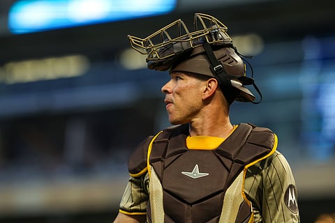 San Diego Padres catcher Freddy Fermin 