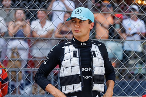 George Russell at the Monaco Grand Prix